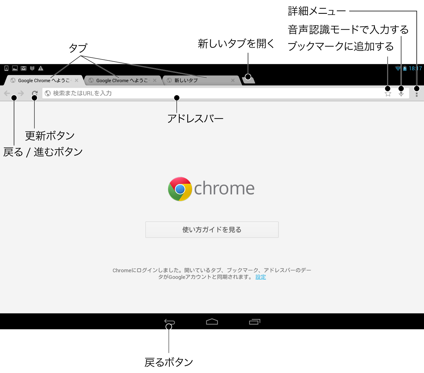 Webサイトを見る Android 4 2 タブレット マニュアル制作事例